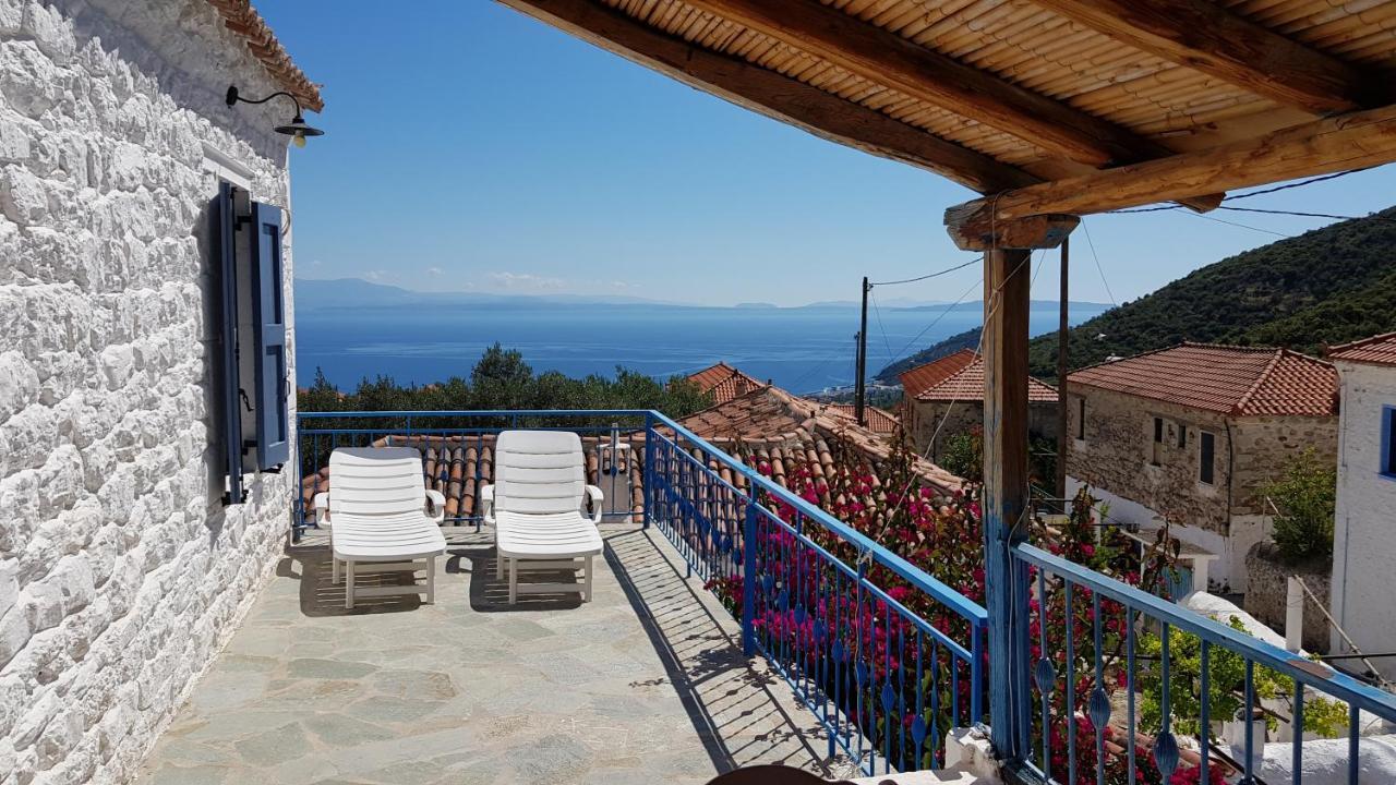 Lovely Traditionnal House With Sea View Tirós Exteriér fotografie